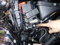 04年以降スポーツスターのバッテリー外し方 - Pigsty